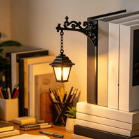 Nook & Glow Vintage Style Lantern Bookend Lamp